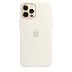 iPhone 12 Pro - Silicone Case MagSafe Compatible white