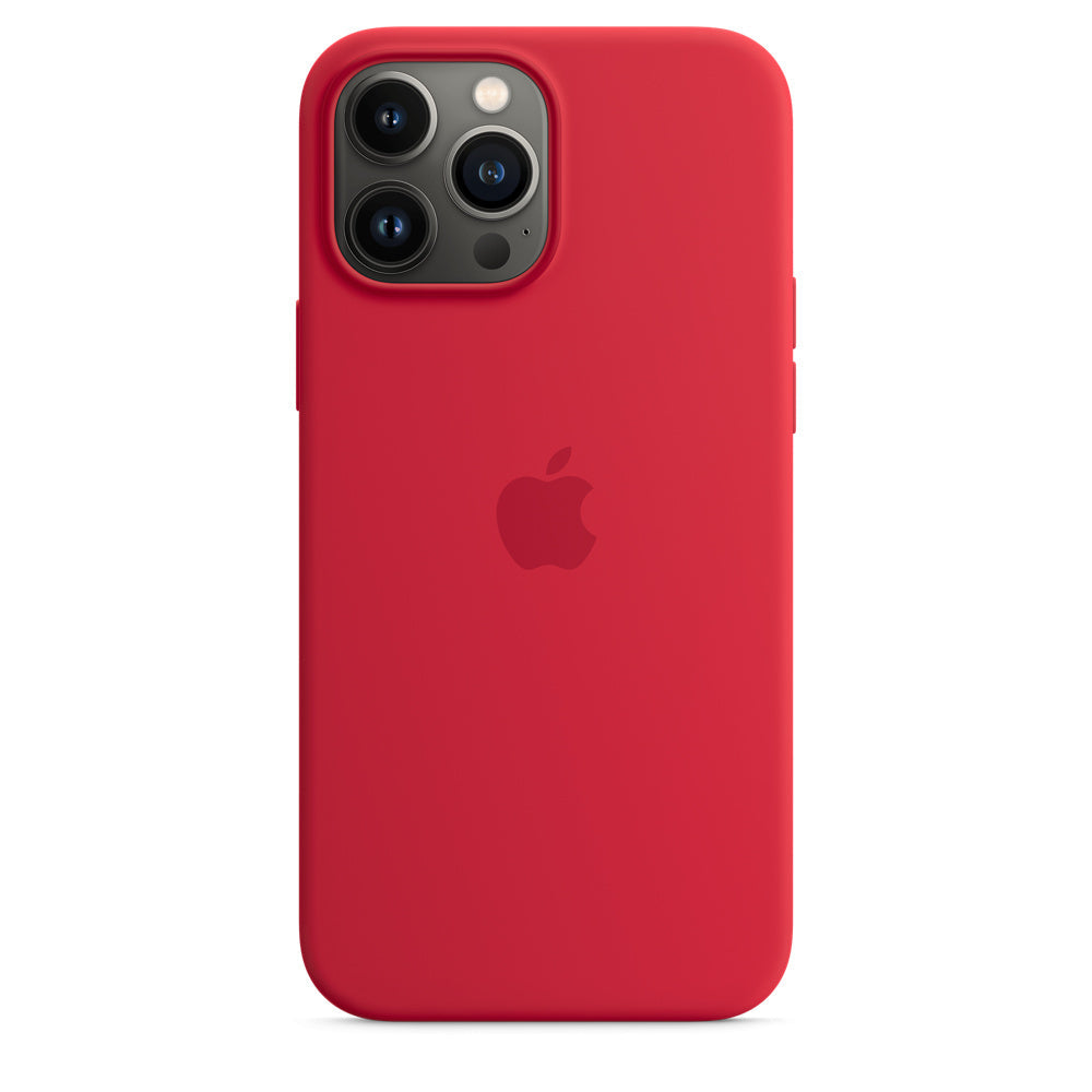 iPhone 12 Pro Max - Silicone Case MagSafe Compatible red