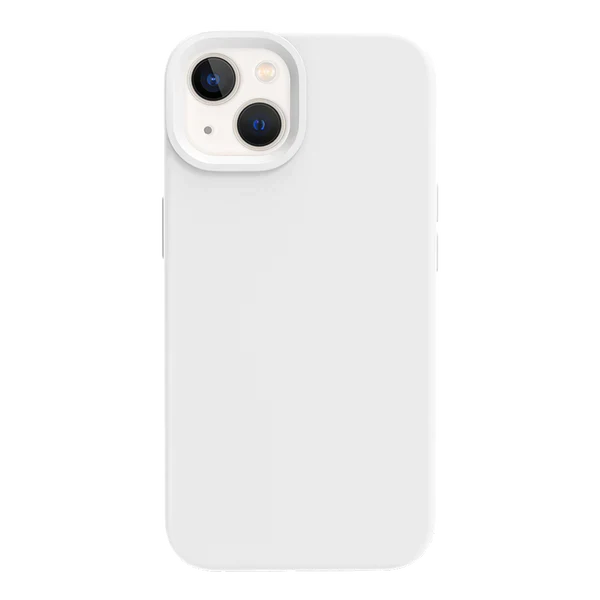 iPhone 13 Mini - Silicone Case MagSafe Compatible white